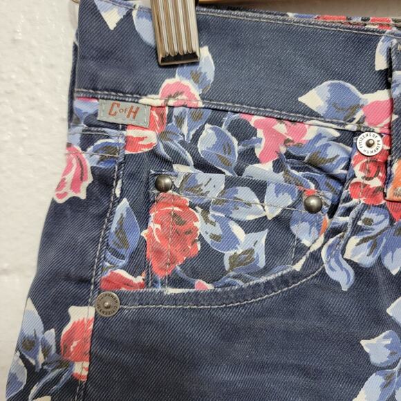 Citizens of Humanity X Jerome Daman Floral Jean Shorts 25 - Picture 5 of 11
